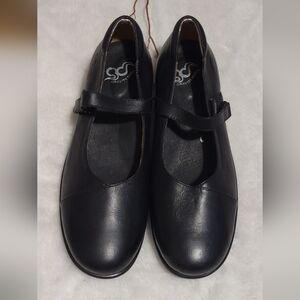 Black Leather Women's Shoes